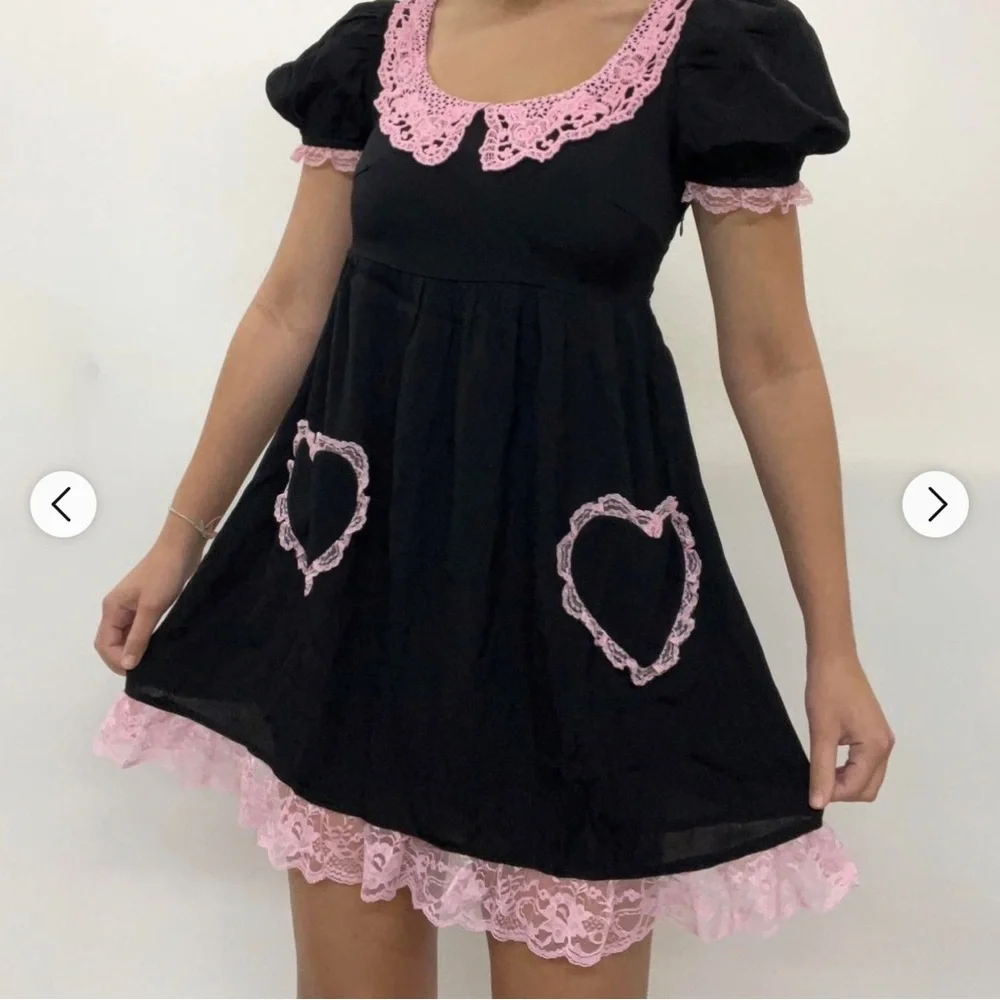 Dolls Kill Not in Love Baby doll dress - New! - Picture 2 of 9